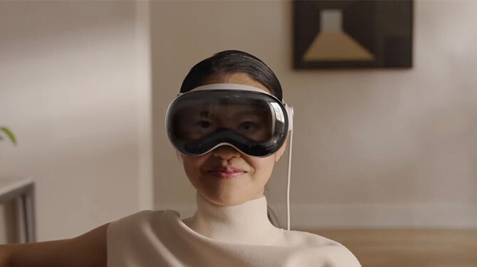 Met de nieuwe Apple Vision Pro-bril kan je vanuit de hoogte neerkijken op iedereen die hem niet kan betalen