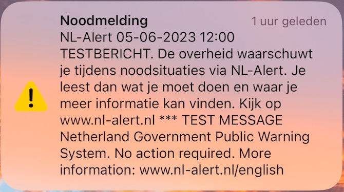 Nederlander vreest noodmelding, maar bereidt zich niet voor