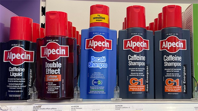 Nieuw voor avonddouchers: Alpecin Decafé