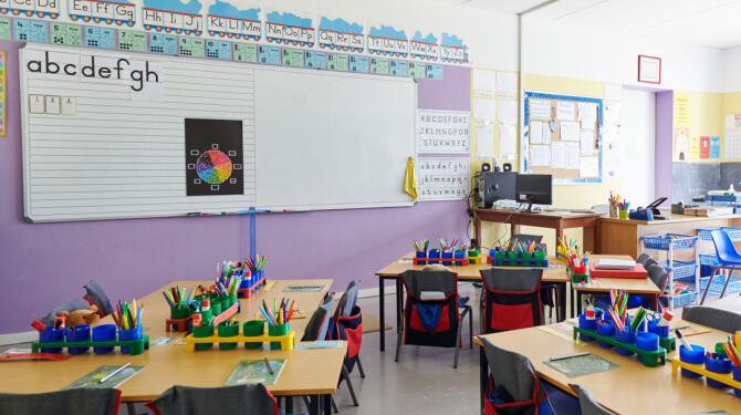 Op basisschool De Molenwiek leren kinderen vandaag de korte ‘ei’ in het woordje ‘dreiging’