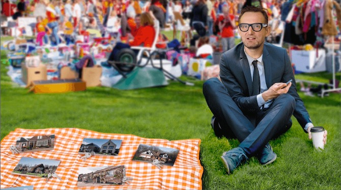 Bernhard Jr. probeert overtollige pandjes te slijten op rommelmarkt