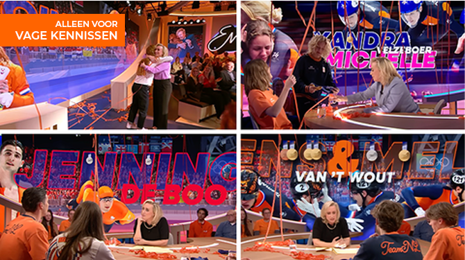 Talkshow Eva ontvangt nog tot eind mei olympiërs die een medaille hebben gepakt op de Winterspelen