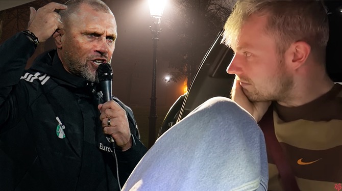 John de Wolf gaat Enzo Knol en zijn vriendin toespreken