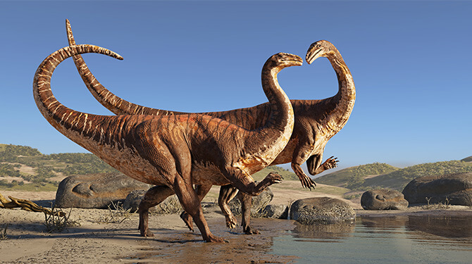 Grootste seksuele fantasie van dinosauriërs: een Trias