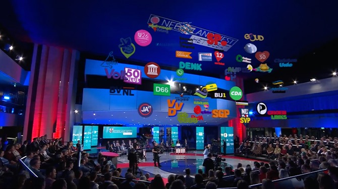 Tweede Kamerverkiezingen in 2025 met 48 deelnemers en 104 televisiedebatten