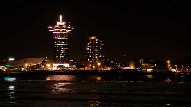 Noorderlicht vannacht niet te zien geweest boven Amsterdam