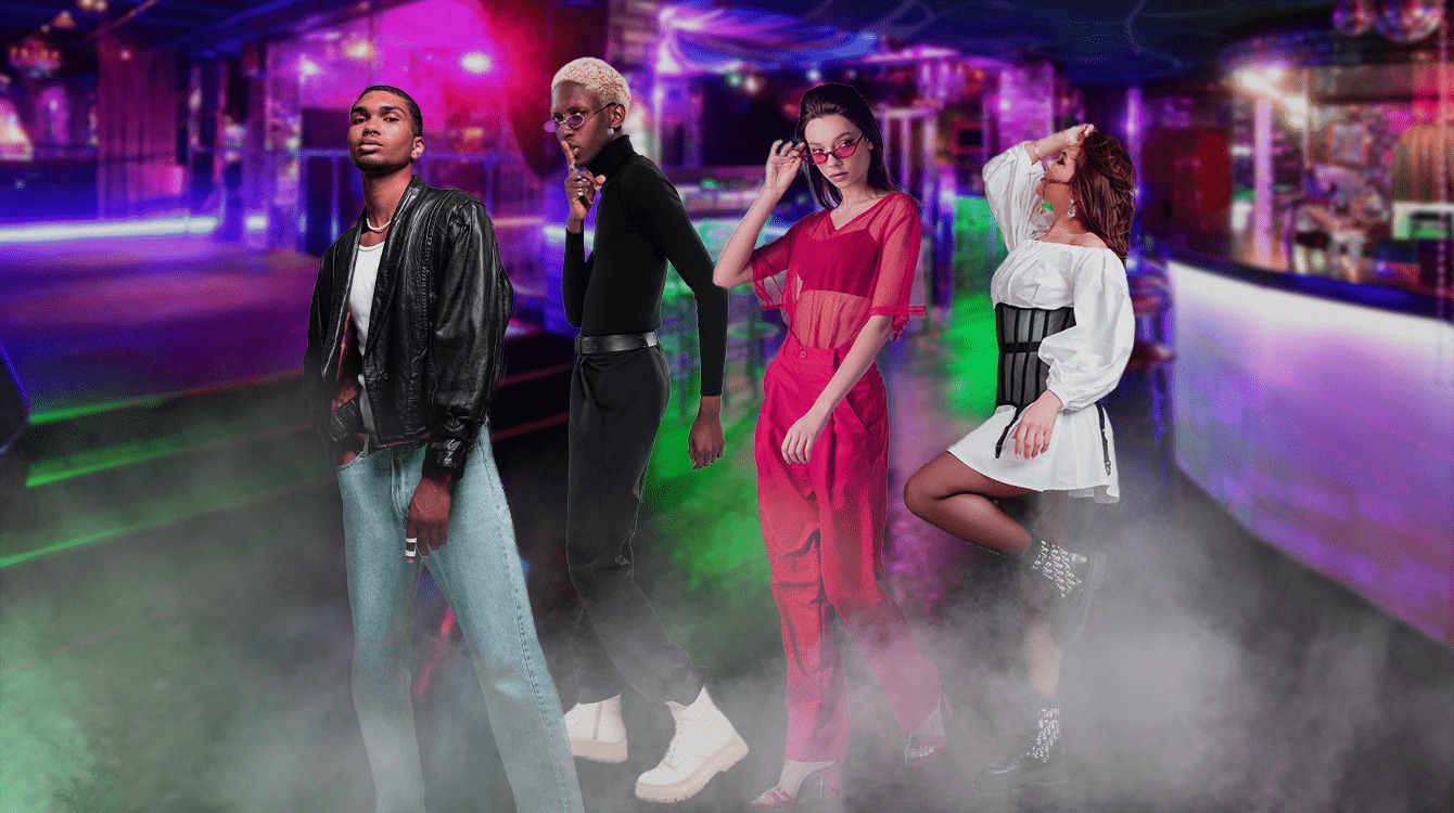 WTF: mensen in club zien er exact hetzelfde uit als mensen op TikTok?