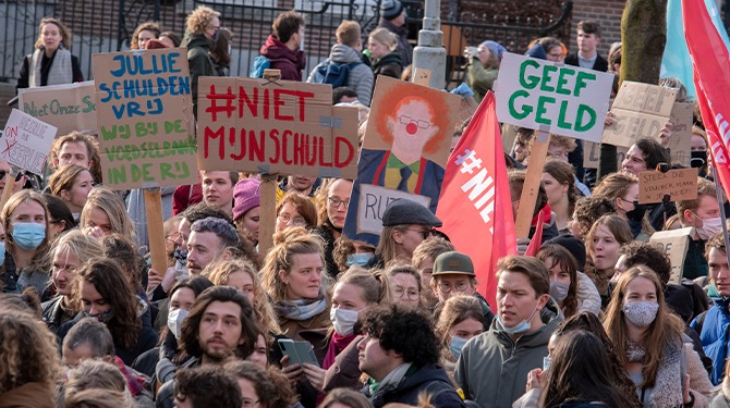 Kabinet: ‘Als je jezelf ‘pechgeneratie’ noemt moet je niet op extra compensatie rekenen’