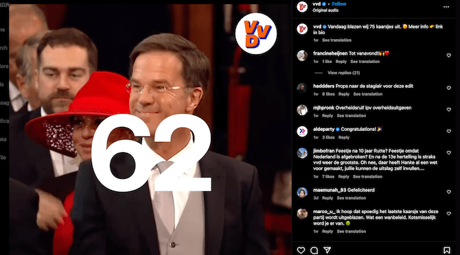 VVD zet deze verkiezingscampagne vol in op ‘cringe’