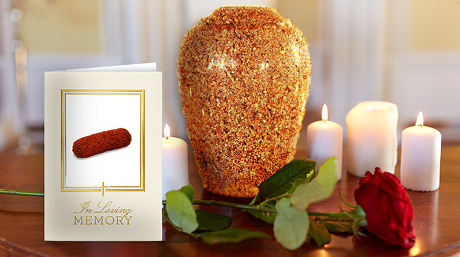 We mogen het zeker weer niet zeggen maar dit is een gecremeerde kroket