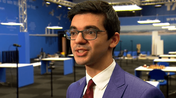 Grote stunt: Anish Giri verslaat wereldkampioen Magnus Carlsen zonder buttplug