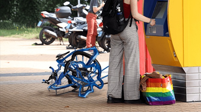 Femke heeft een propfiets: ‘Dat vouwen was niet zo mijn ding’