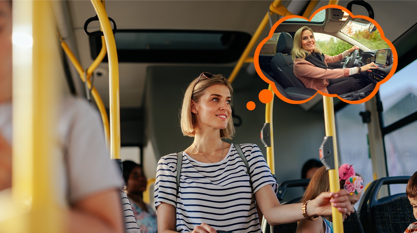 Vrouw in volle bus heeft geniale ingeving: ‘Een kleinere ‘bus’ voor 3 à 4 personen die je zelf bestuurt’