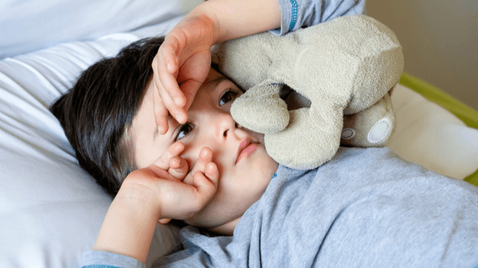 Kinderen hebben last van after-present dip