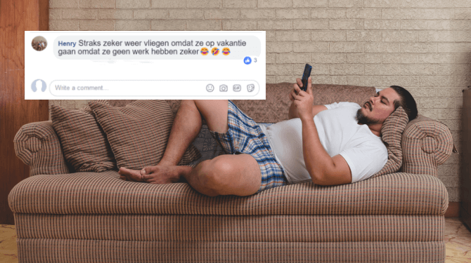 Man die twaalf keer per dag op Facebook-posts reageert vindt dat klimaatactivisten ‘een baan moeten zoeken’