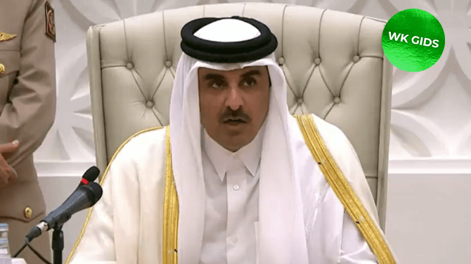 Emir Qatar spreekt zich fel uit over ‘lastercampagne’ in Winnende WK-gids van De Speld Sport