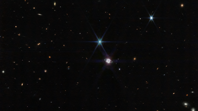 James Webb telescoop maakt foto van laatste lichtpuntje in universum