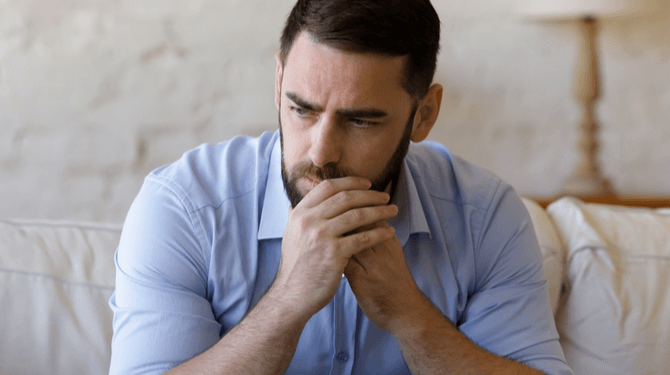 Man die zich kwetsbaar opstelde nu enorm gekwetst