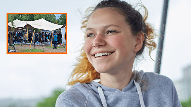 Nienke (19) gaat in haar tussenjaar een douche bouwen in Ter Apel