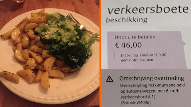 Schandalig: mensen in Nederland moeten straks kiezen tussen eten en te hard rijden