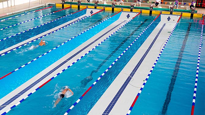 Wegens watertekort sluiten veel zwembaden banen 2, 4 en 6