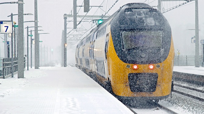 ​Reizigers in het Noorden klappen wanneer trein op bestemming aankomt