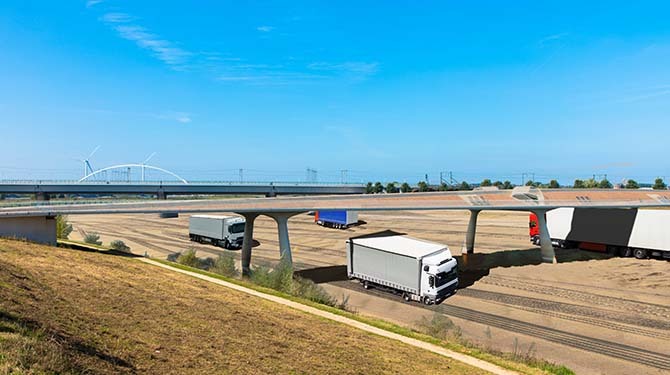 Problemen binnenvaart bijna opgelost: vrachtwagens kunnen vanaf volgende week in lege rivieren rijden