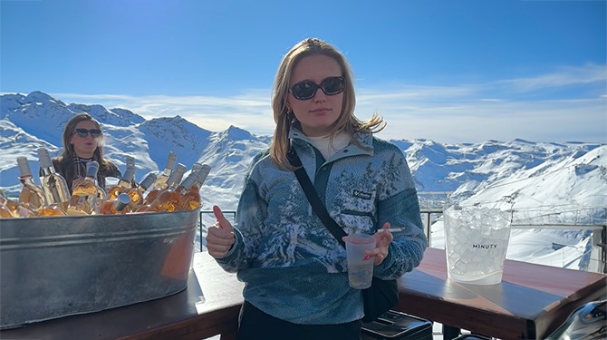 Jet is een dag wezen slayen in de Franse Alpen